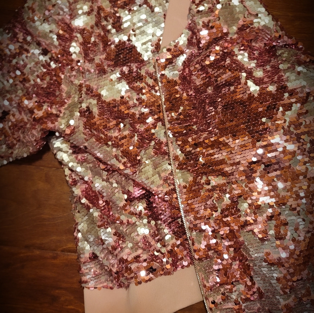 Torrid Sparkle Sequin Jacket Pink Barbie Collection 3xl